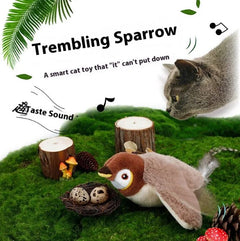 Flapping Bird Cat Toy – Interactive Motion Toy Cats Go Crazy For