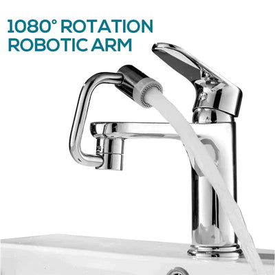 1080° Rotatable Faucet Extender – Splash-Free Kitchen & Bathroom Upgrade