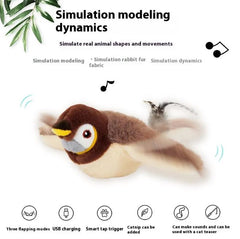 Flapping Bird Cat Toy – Interactive Motion Toy Cats Go Crazy For