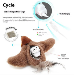 Flapping Bird Cat Toy – Interactive Motion Toy Cats Go Crazy For